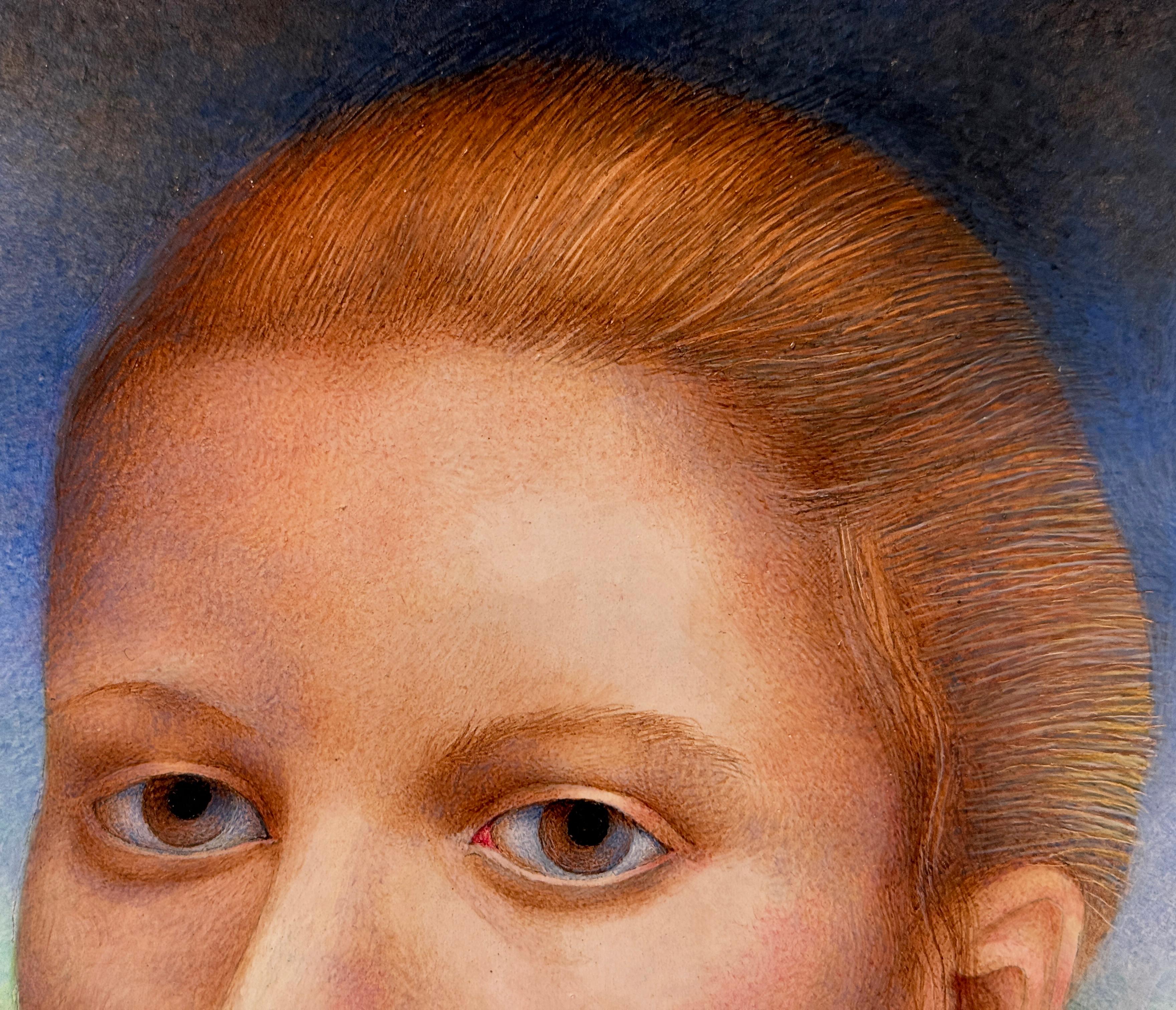 DORES GIRL - Portrait, Réalisme, Fantaisie en vente 2