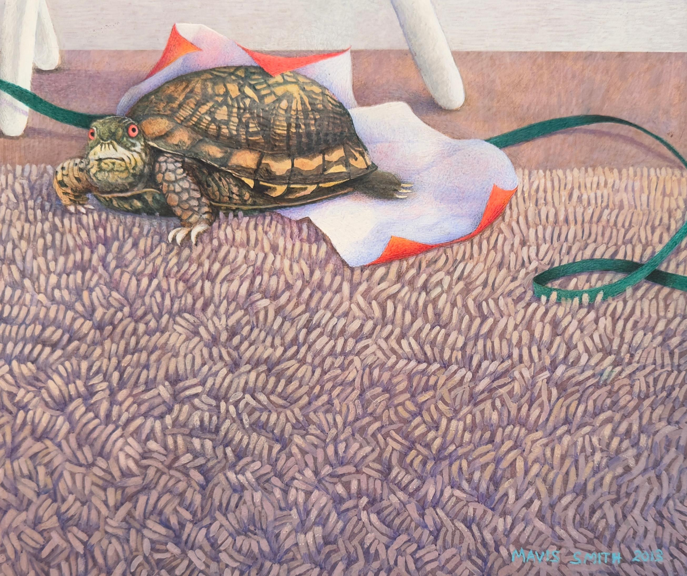 Pintura original de Mavis Smith. 

Mavis Smith (nacida en 1956, Trenton, Nueva Jersey) estudió arte y diseño en el Instituto Pratt de Nueva York y completó sus estudios en 2002 en la Academia de Bellas Artes de Seattle. Es autora e ilustradora de