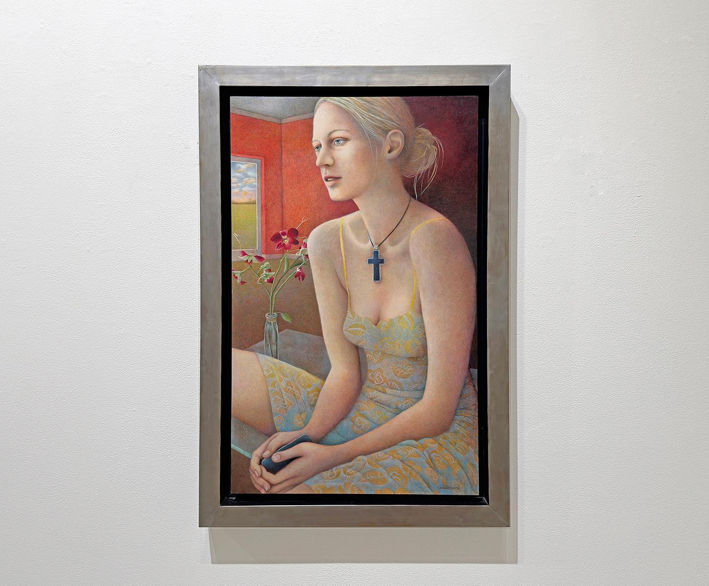 SANTIDAD - Realismo, Retrato, Mujer - Painting de Mavis Smith
