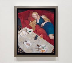 TAKE OUT - Narrative Art / Figurative Realism / Egg Tempera