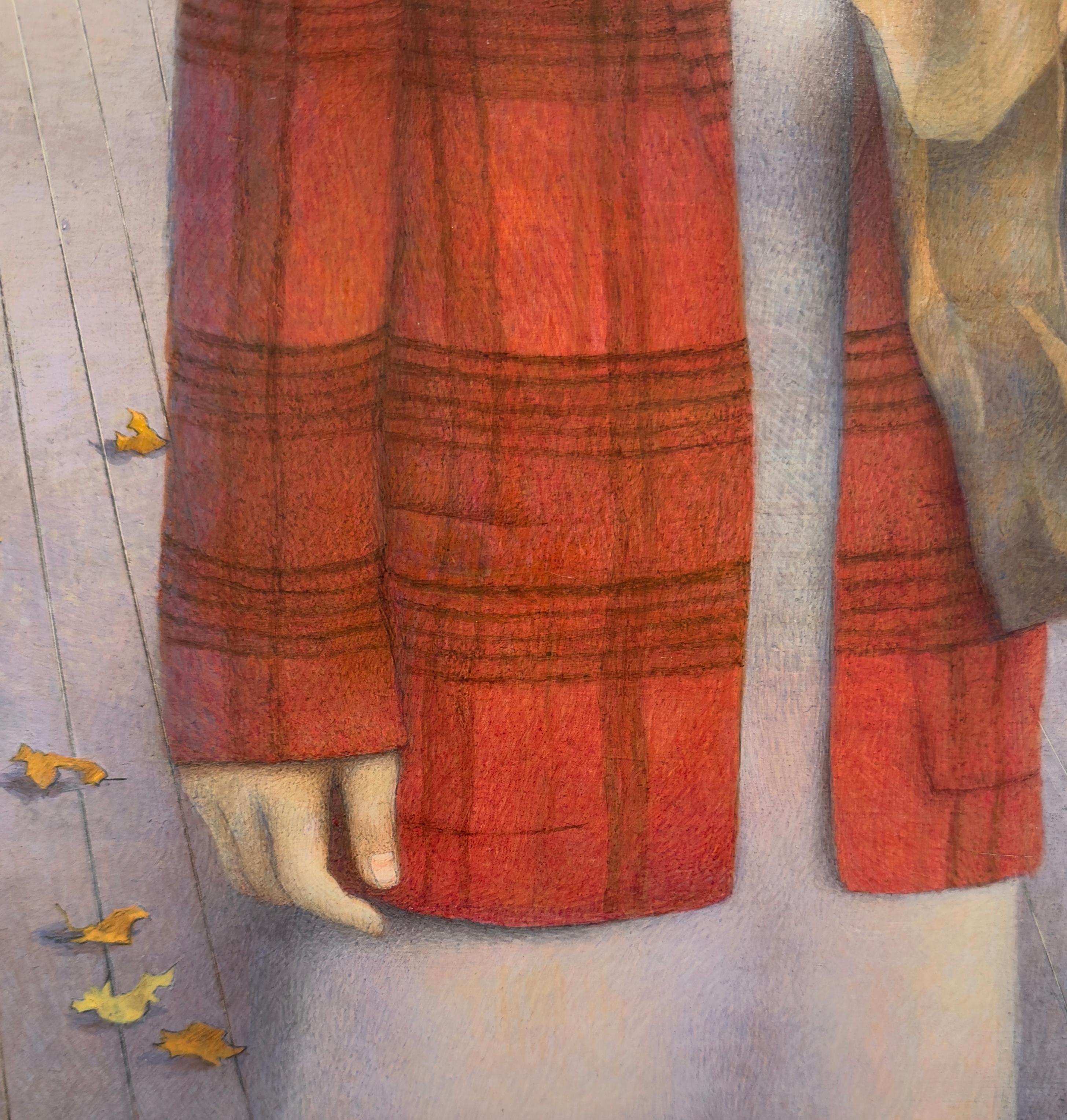 EL OTOÑO - Pintura de Retrato / Estilo Narrativo / Otoño / Realismo / Cuentacuentos en venta 1