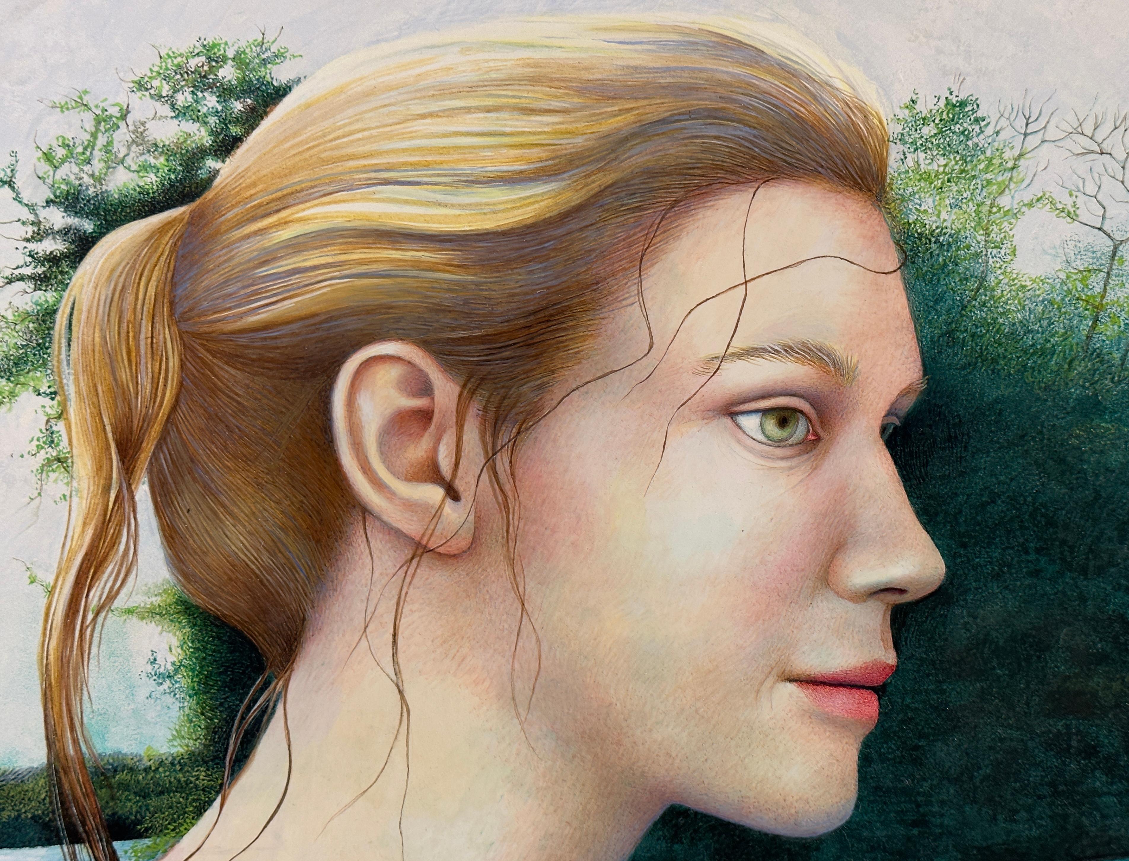 Pintura original de Mavis Smith. 

Mavis Smith (nacida en 1956, Trenton, Nueva Jersey) estudió arte y diseño en el Instituto Pratt de Nueva York y completó sus estudios en 2002 en la Academia de Bellas Artes de Seattle. Es autora e ilustradora de