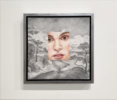 SILVER SMALL FACE III - Miniature, Figurative, Realism