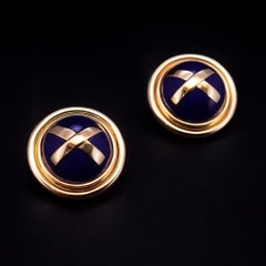 Mavito Lapis Earrings in 18K Yellow Gold