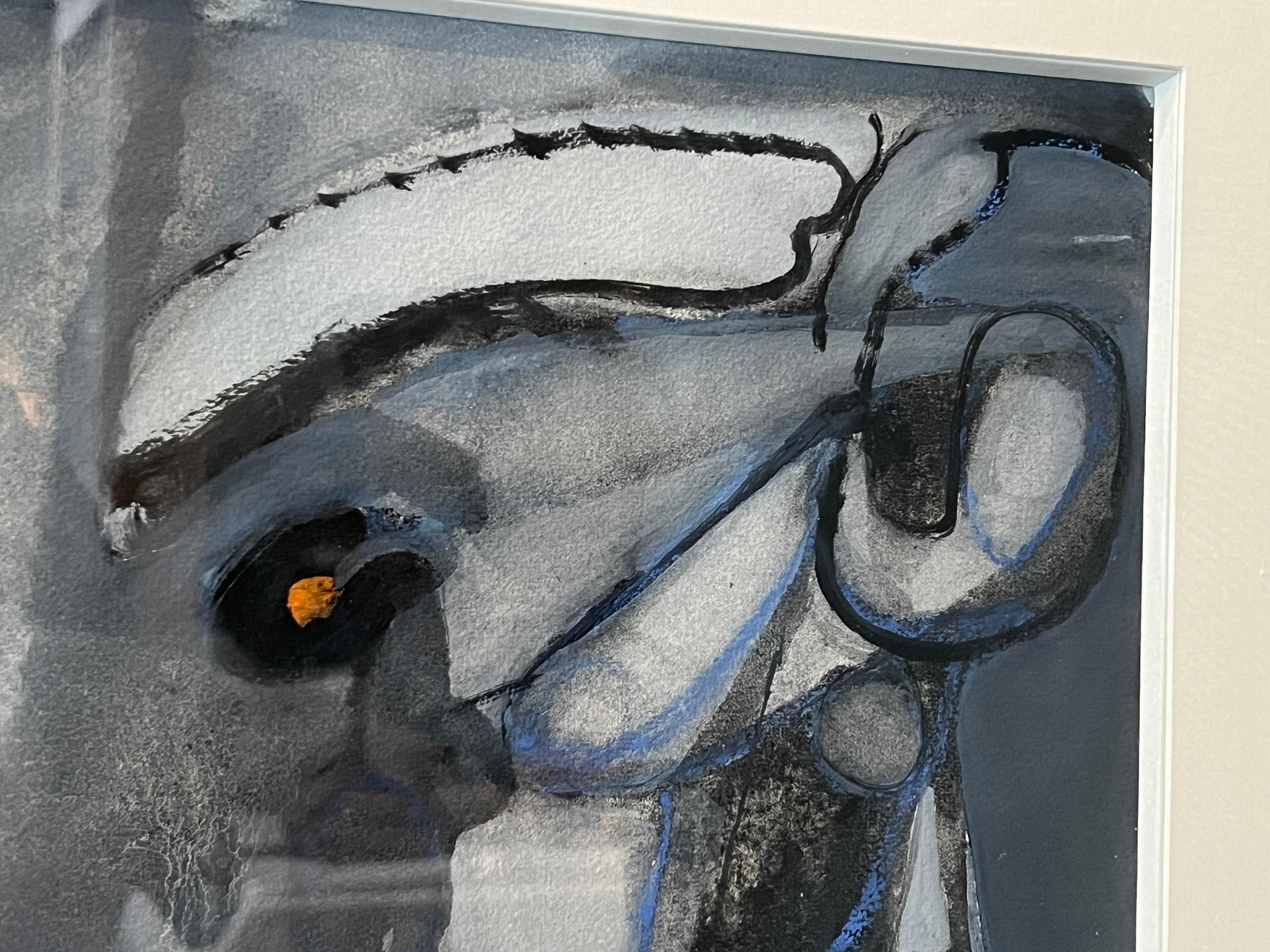 Painted 'Maw' Painting by Stephen Greene For Sale