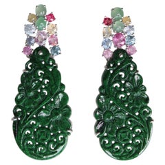 Maw sit sit handmade carving for earring