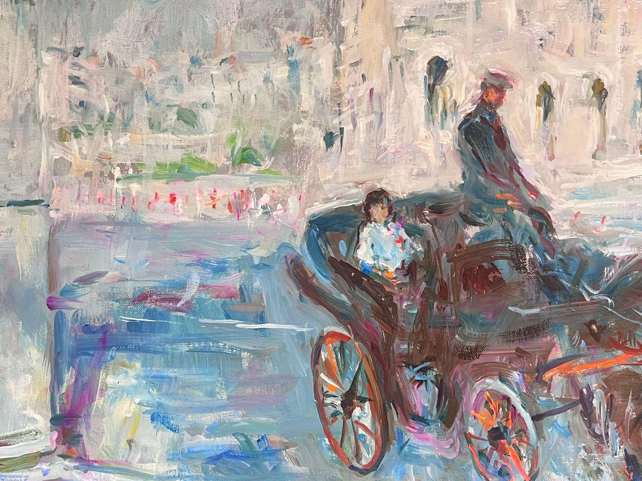Promenade en Rome
by Max Agostini (1914-1997)
signed and also titled verso
oil on canvas, unframed
painting: 24 x 32 inches
provenance: private collection, Paris
condition: very good and sound condition