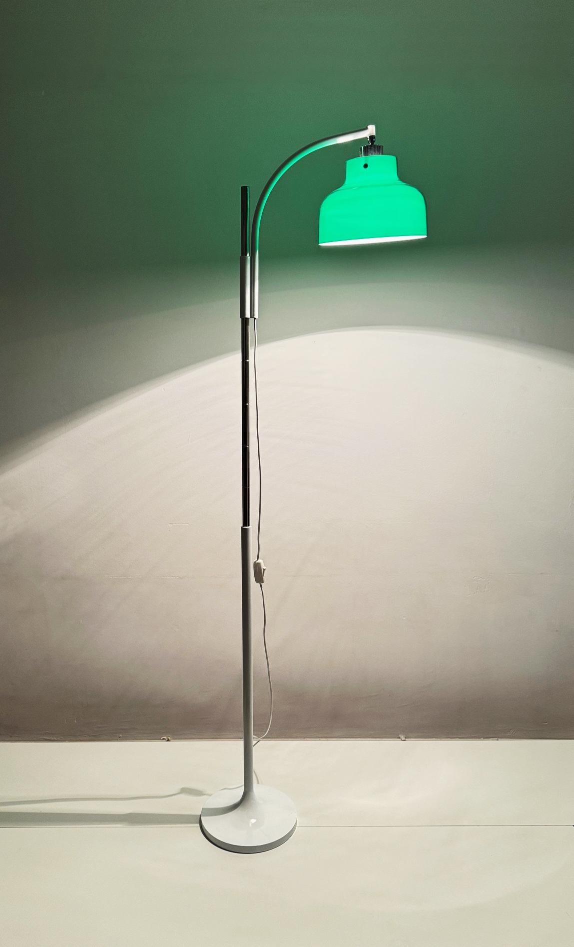 Mid-Century Modern Max Bill floor lamp by Miguel Milà for Tramo, 1964 