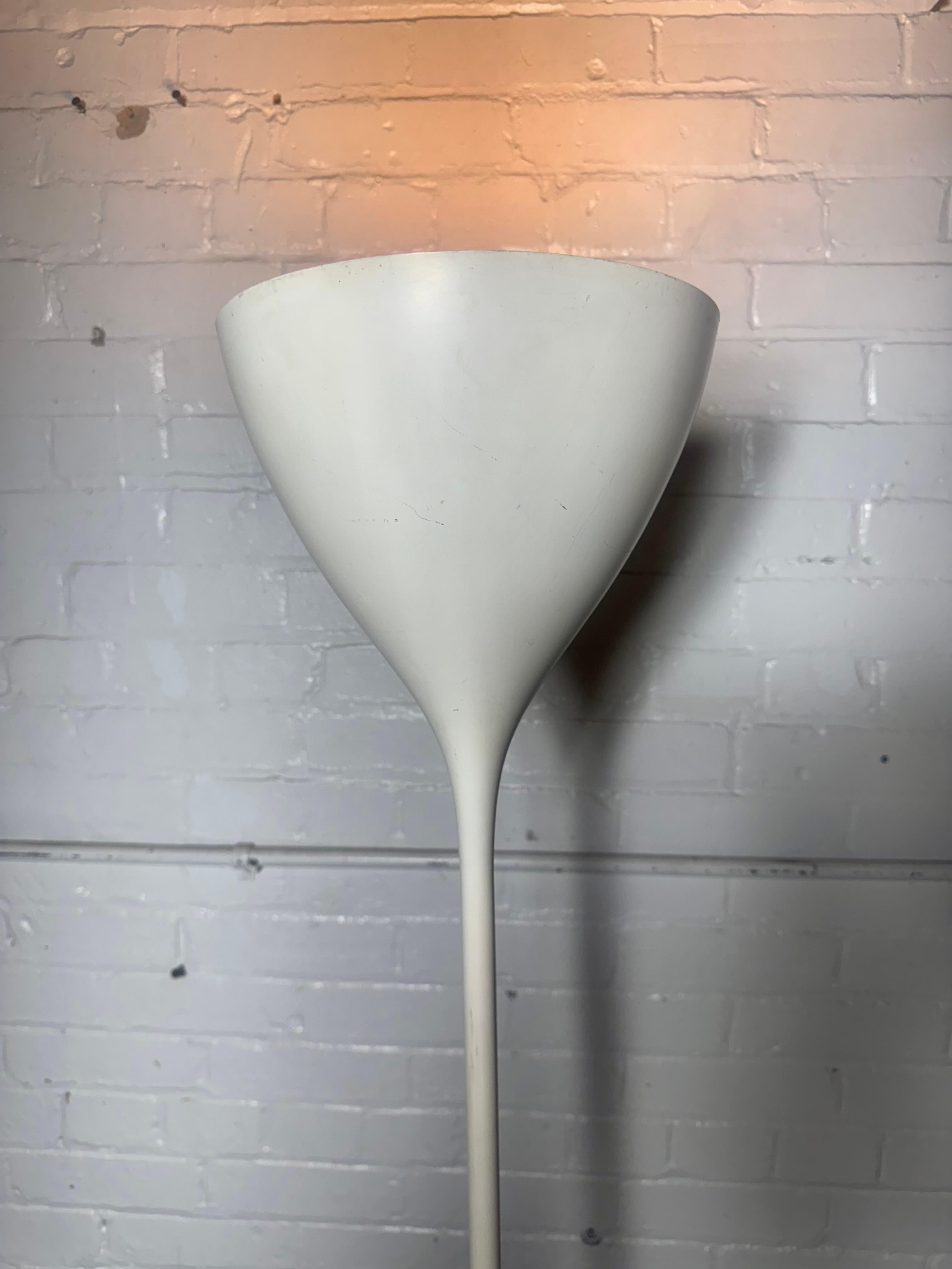 Mid-Century Modern Max Bill Iconic Tulip Floor Lamp / Torchère for BAG, Switzerland, 1960 For Sale