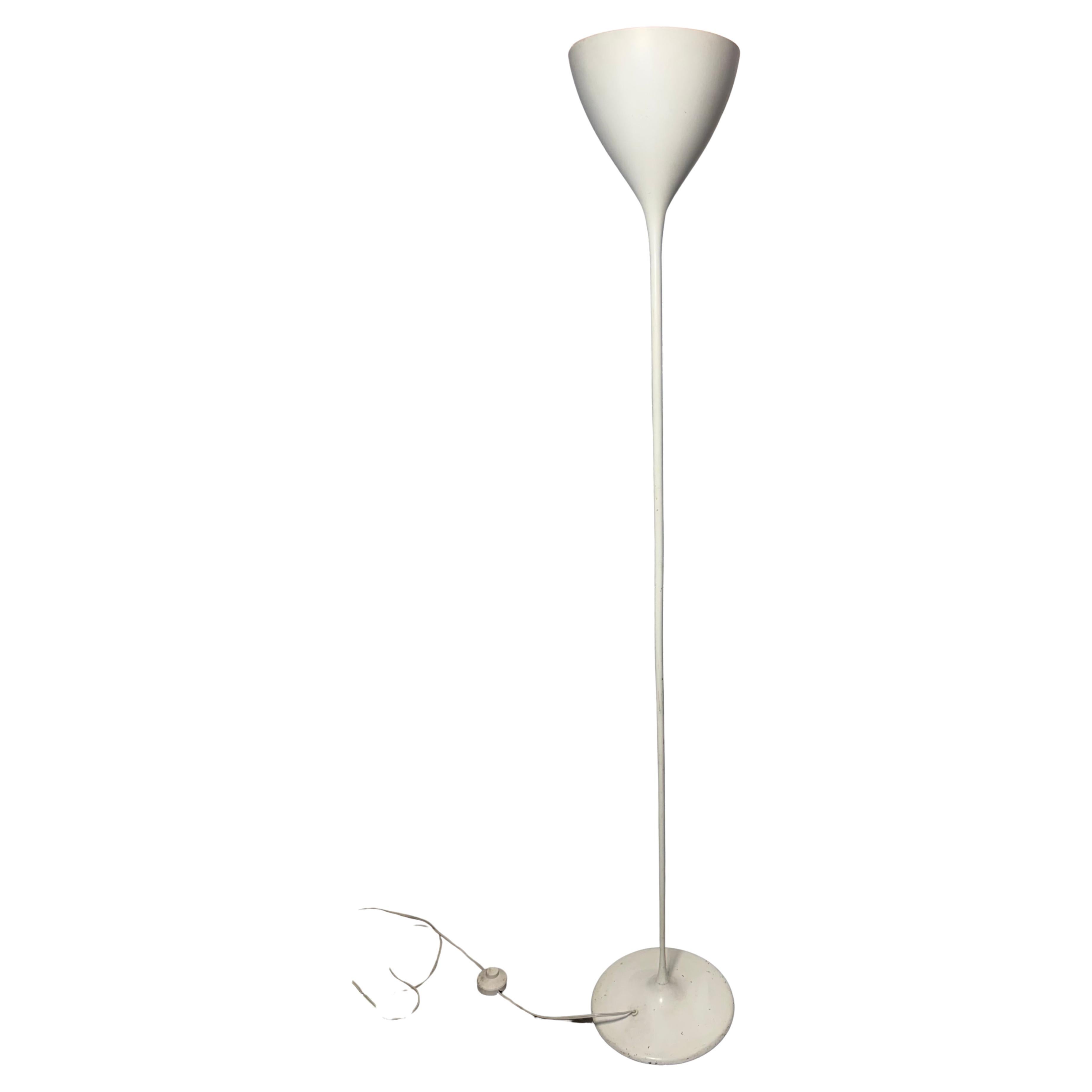 Max Bill Iconic Tulip Floor Lamp / Torchère for BAG, Switzerland, 1960 For Sale