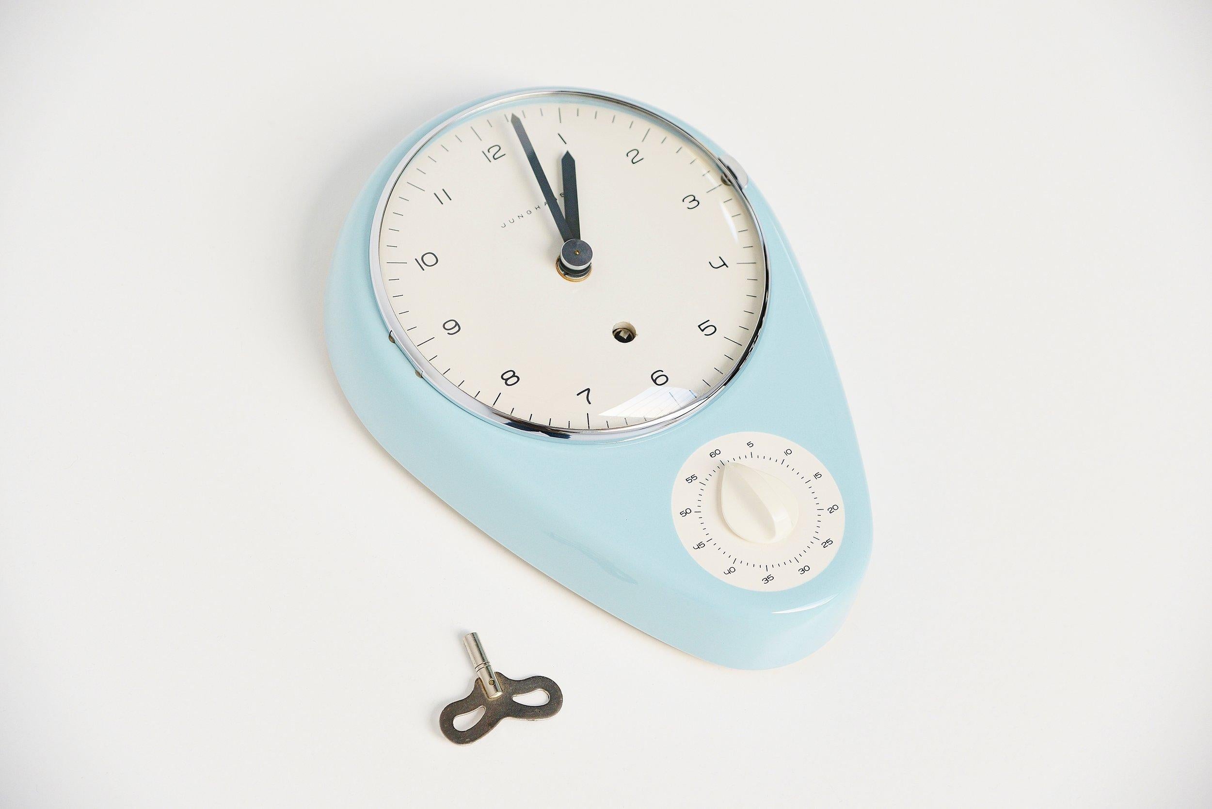 Céramique Max Bill Junghans Horloge de cuisine 1953