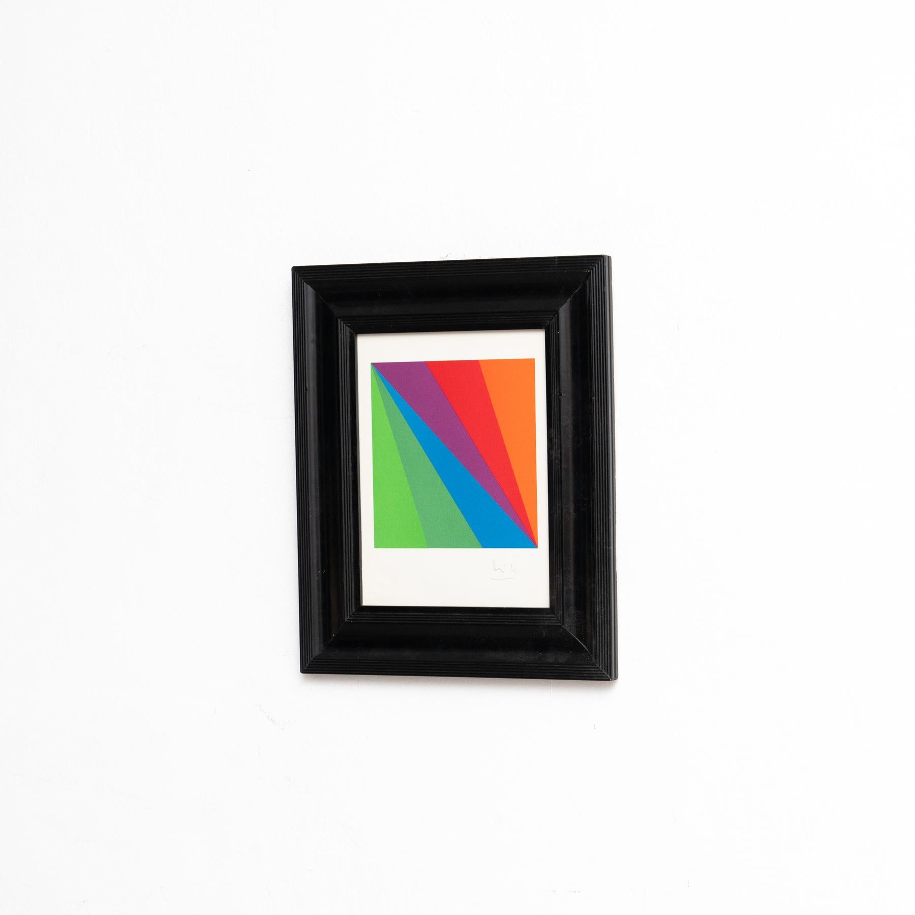 Max Bill, handsignierte Fotolithographie, limitierte Auflage, 1977 (Moderne der Mitte des Jahrhunderts) im Angebot