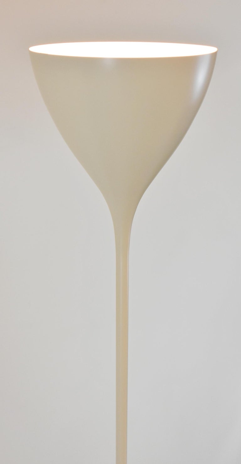 Swiss Max Bill Modern Tulip Form Floor Lamp For Sale