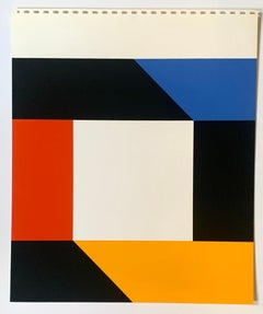 1971 ""Ein Domberger Siebdruck-Kalender" Max Bill Seidendruck