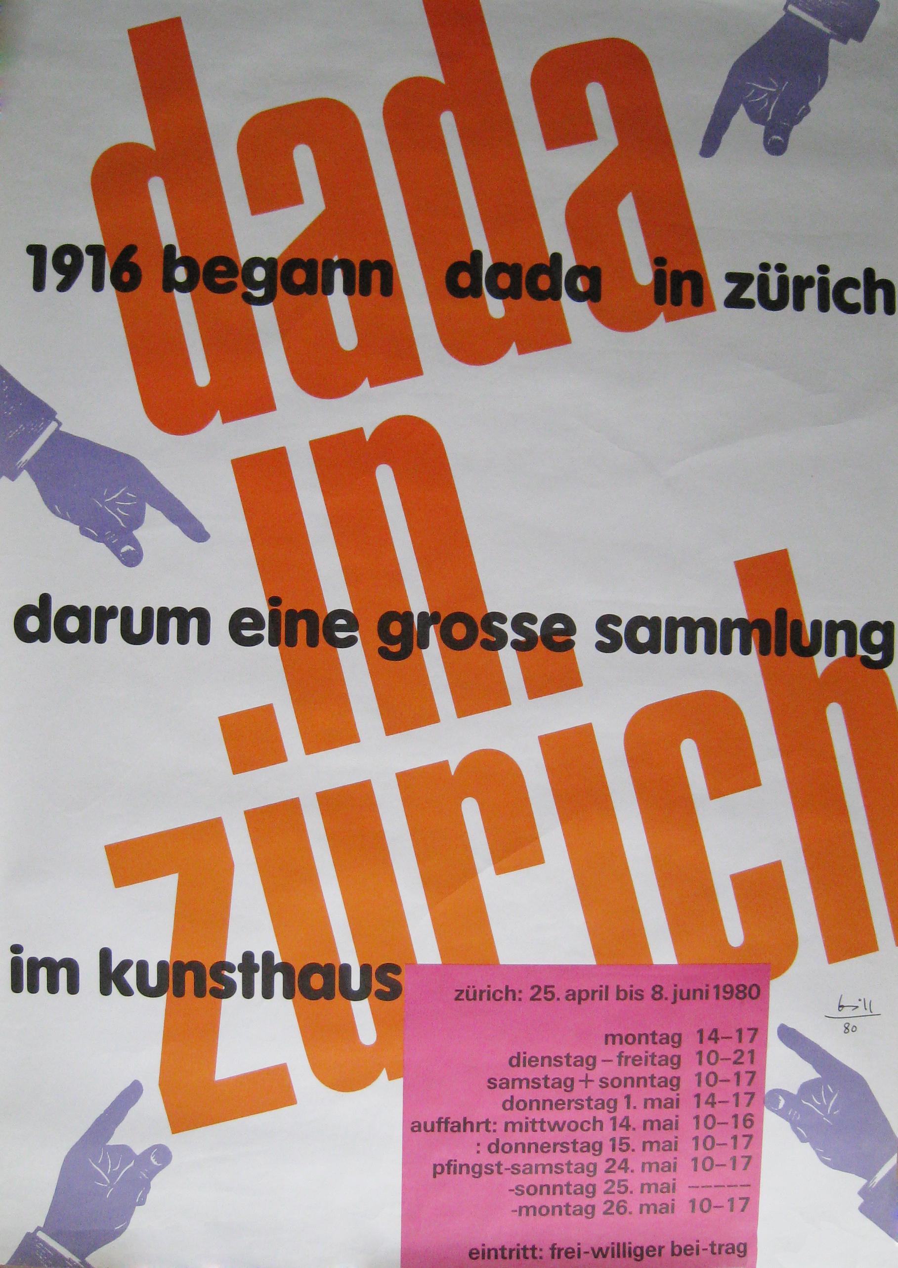 Max Bill Abstract Print - Dada in Zurich