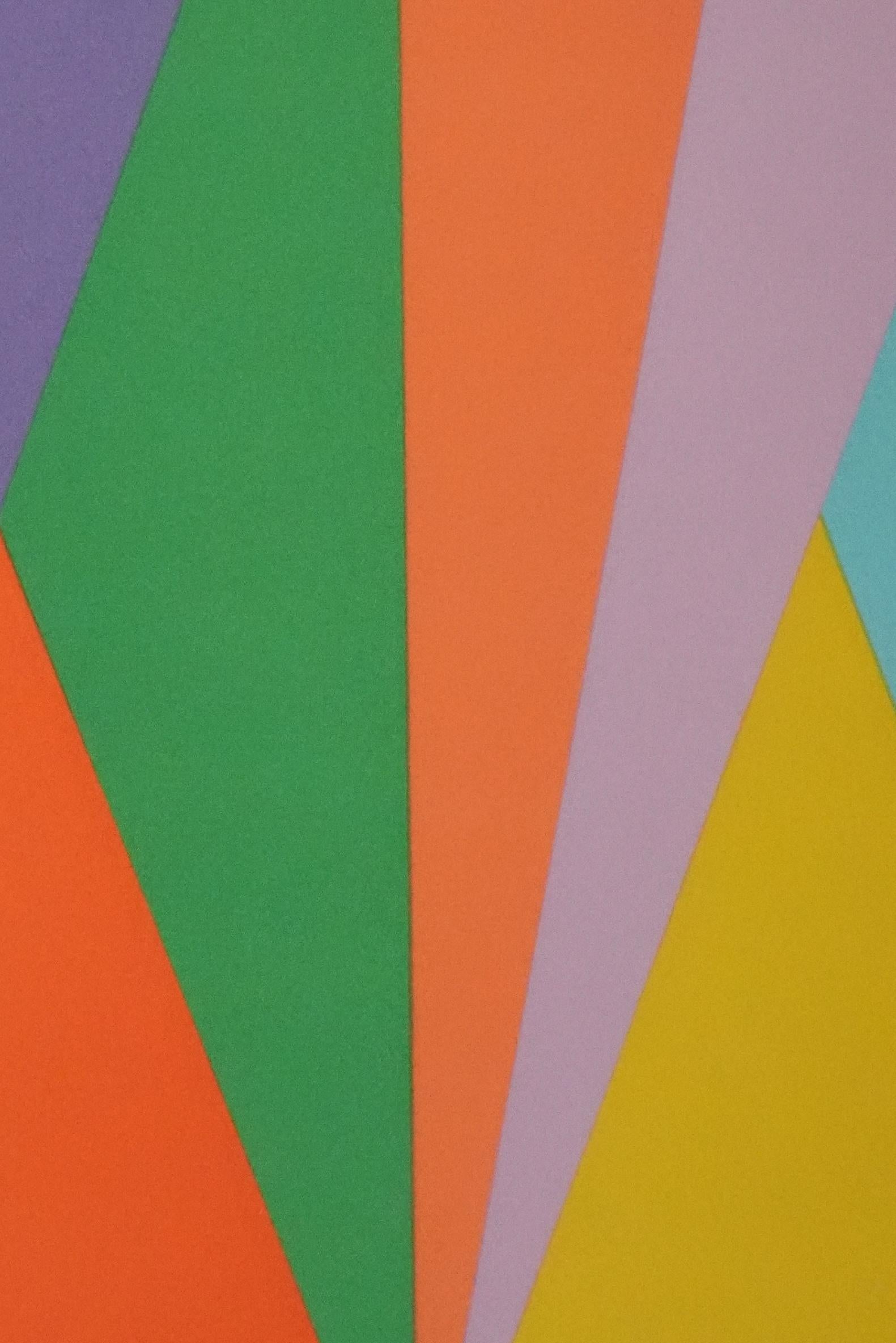 Geometric Composition - Original Lithograph - Géométrique abstrait Print par Max Bill