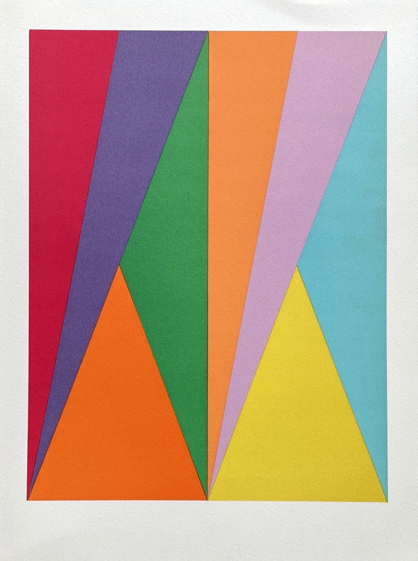 Max Bill Interior Print – Geometrische Komposition - Original Lithographie