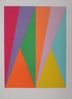 Geometric Composition - Original Lithograph