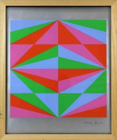 Geometric Composition - Original Silkscreen by Max Bill - 1970s