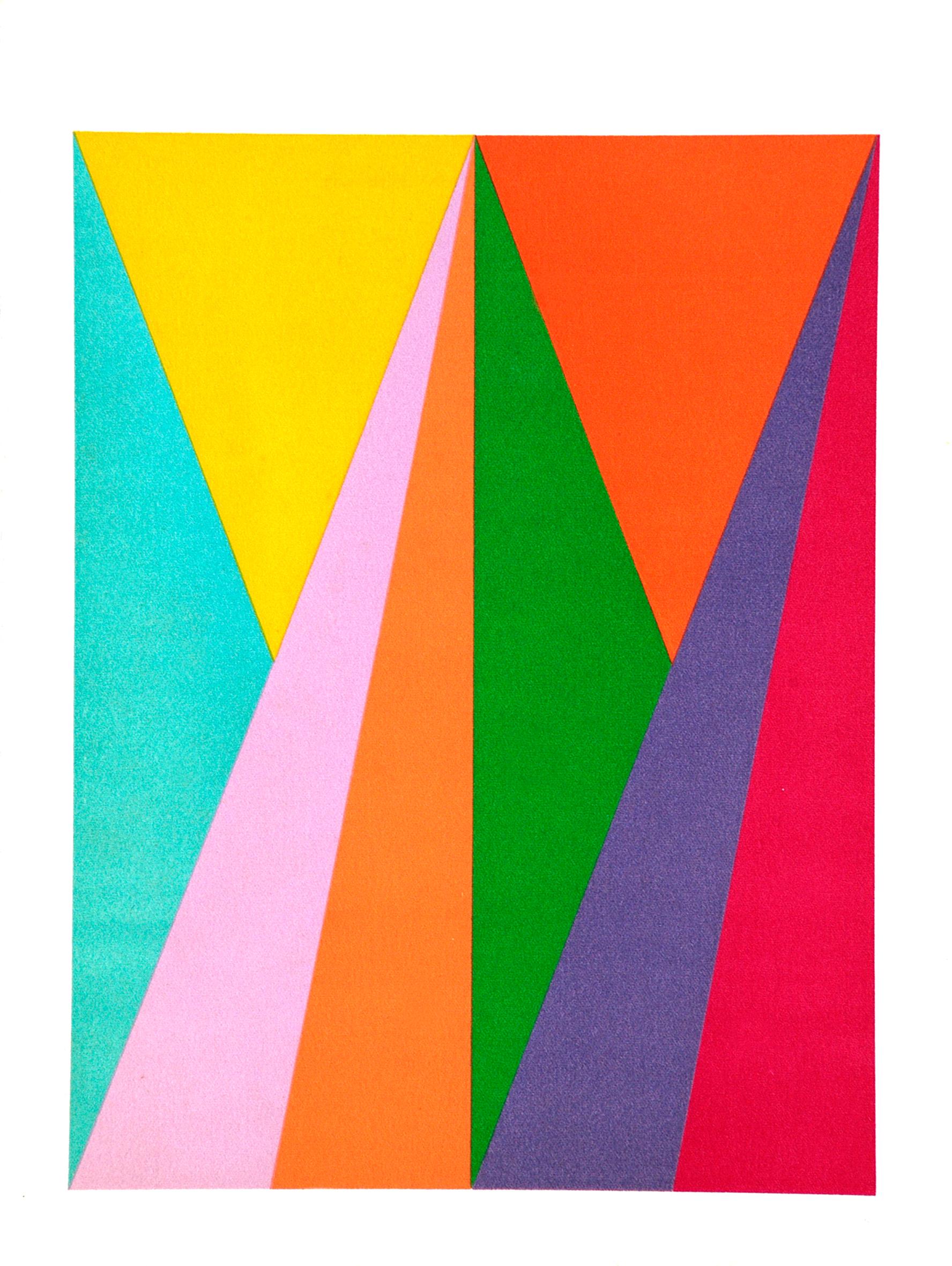 Geometrie – Lithographie von Max Bill – 1975