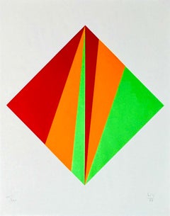 Max Bill (1908–1994) - Colour lithograph on paper - 1988