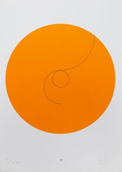 Constellations IV, Minimalist Lithograph by Max Bill 1974