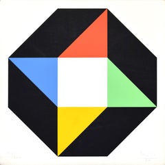 Octagon - Original Silkscreen by Max Bill - 1970