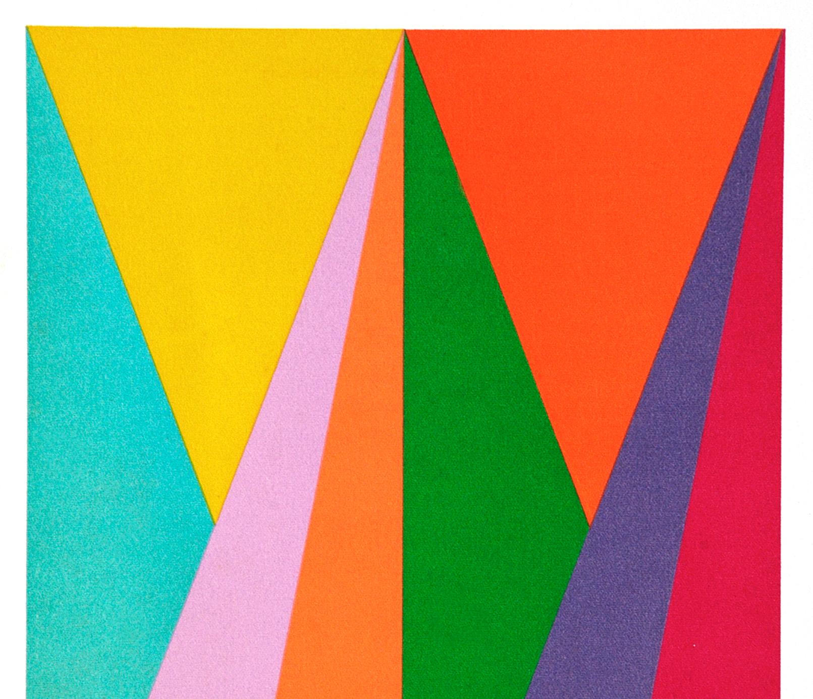 Prisma - Original Lithograph by Max Bill - 1975 1
