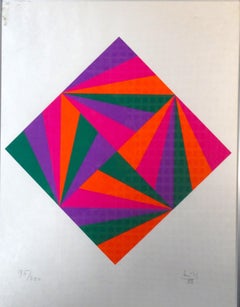 Untitled - Color Diamond  - Max Bill - Serigraph - Contemporary