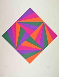 Untitled - Lithograph by Max Bill - 1988