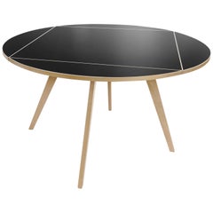 Max Bill, Square Round Table, Solid Maple