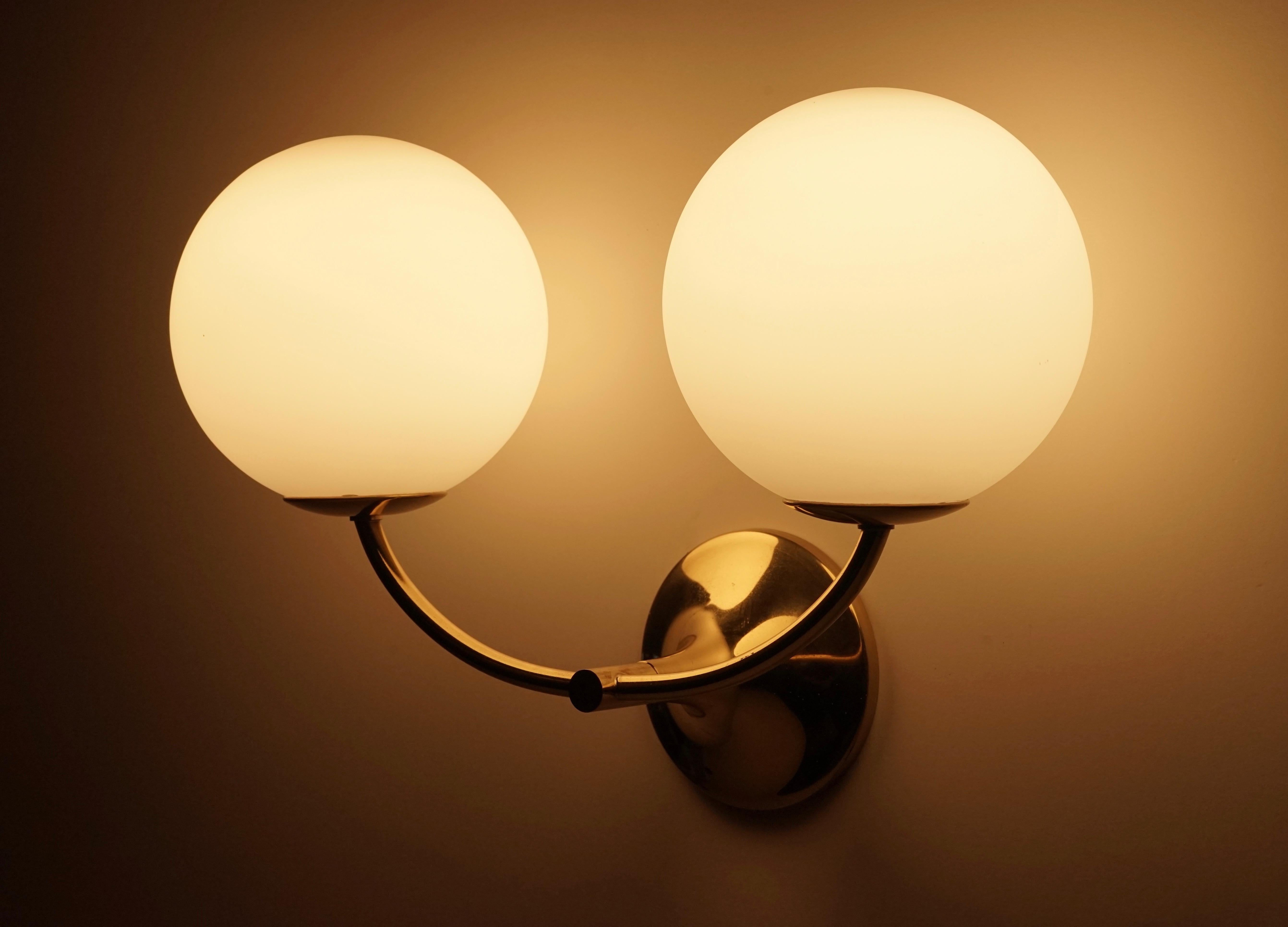 Max Bill Wall Lamp Temde, 1960 For Sale 1