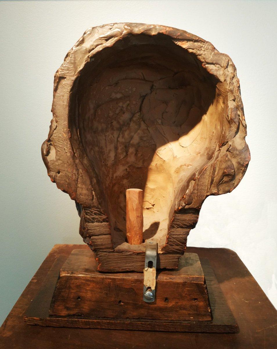 Sculpture - Male Face in vendita 2