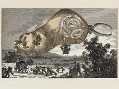 Surrealist Collage by Max Bucaille, Mixed Media, Framed, 1938-39