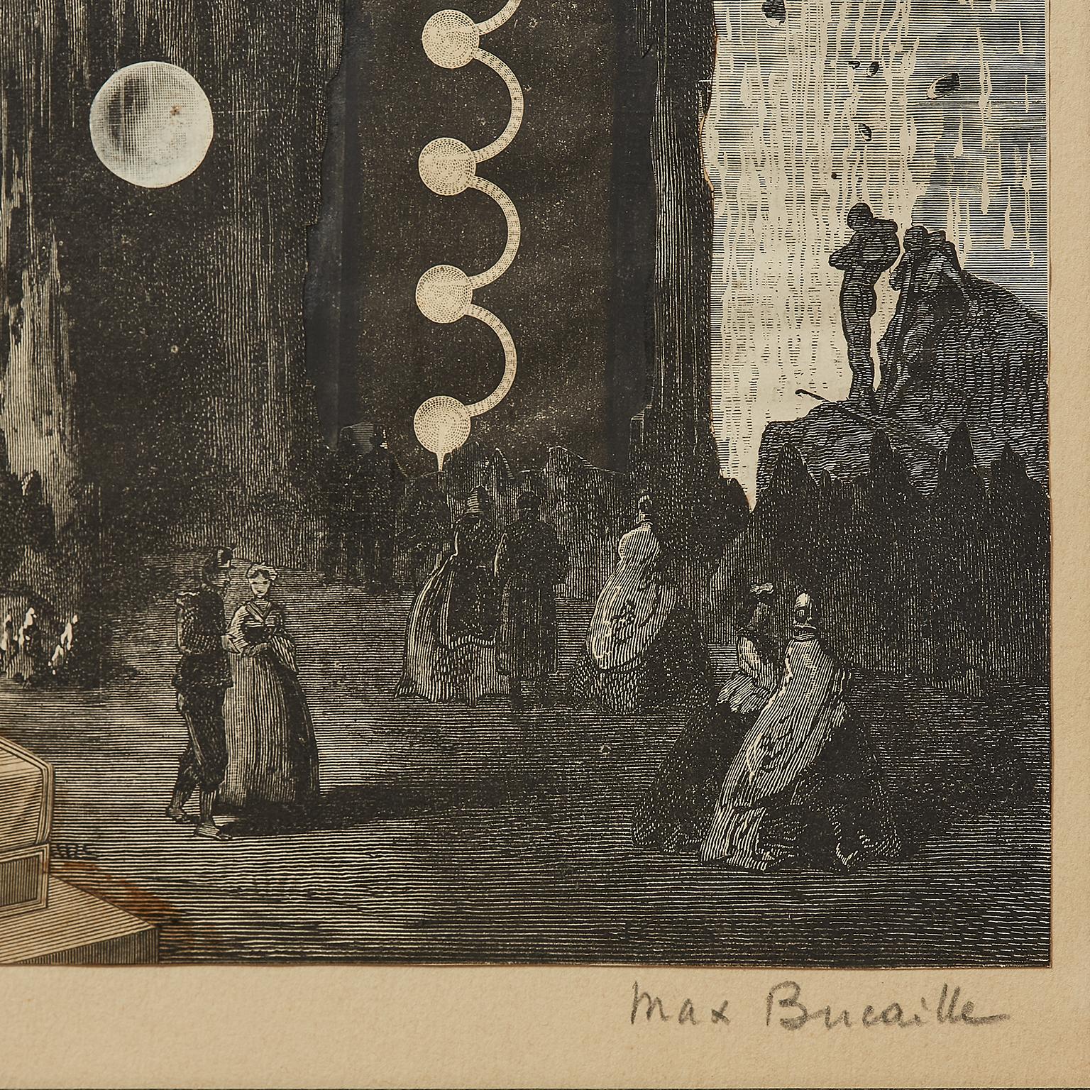 XII-47 surrealist collage - Surrealist Mixed Media Art by Max Bucaille