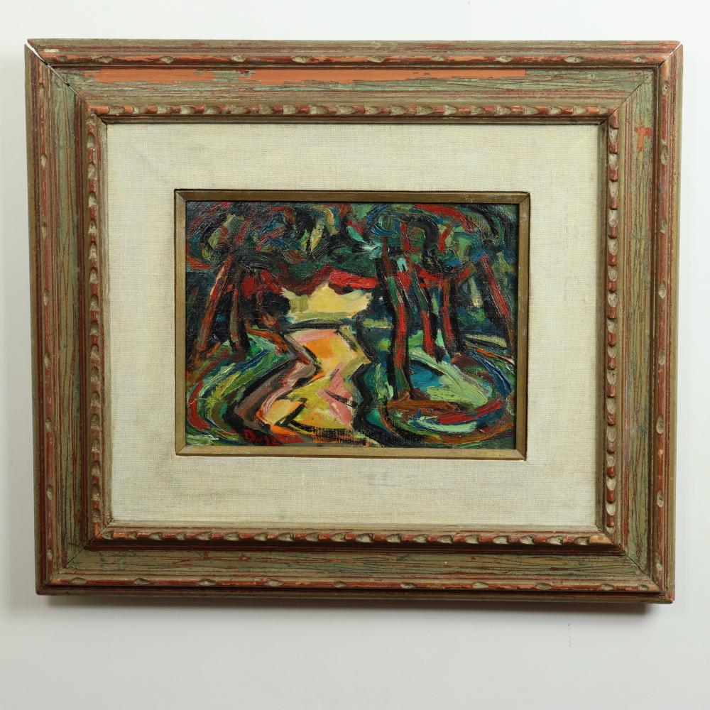 Artist: Maxim Bugzester

Age: 1900 - 1950

Medium: Oil on Canvas

Unframed Dimensions: 9
