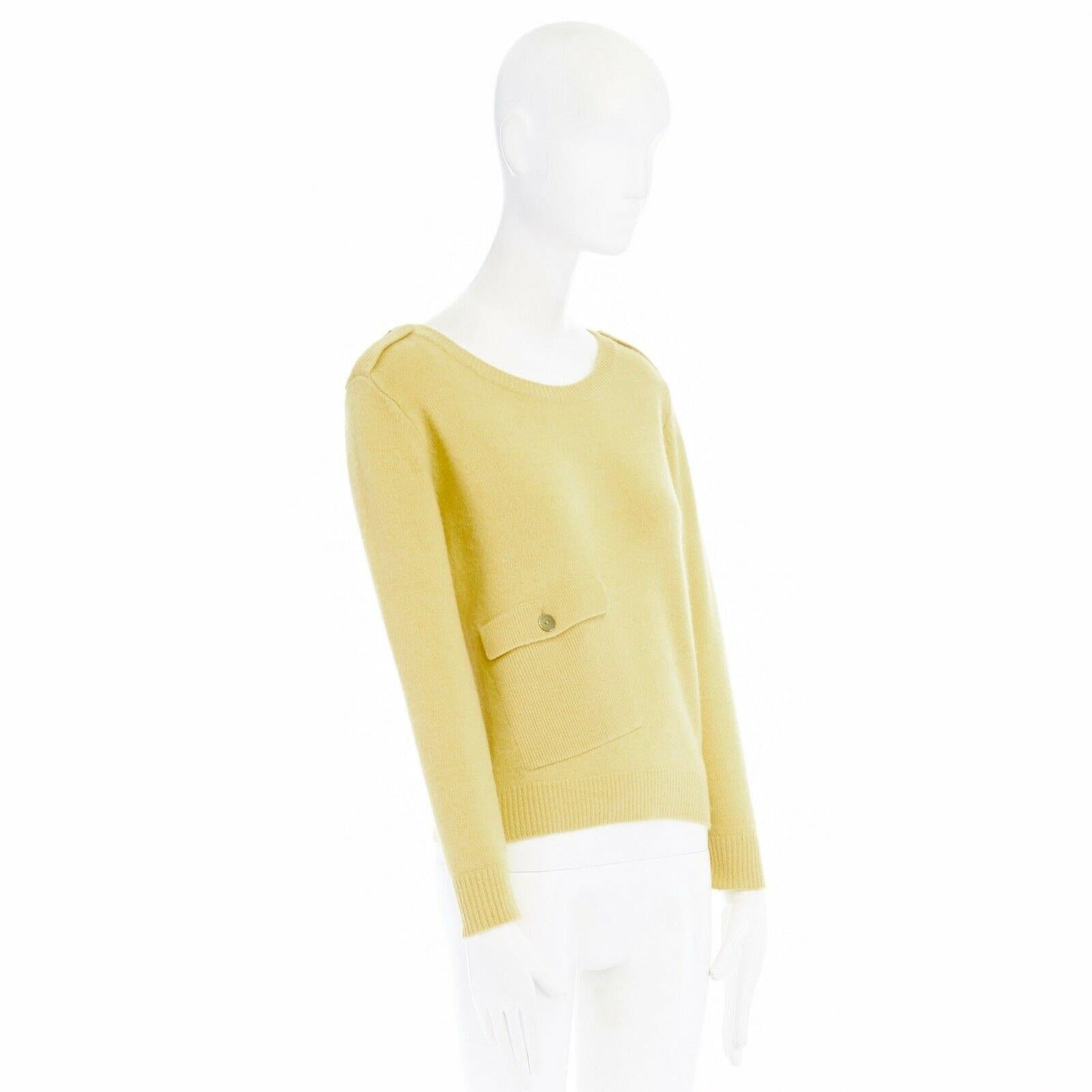 canary yellow sweater
