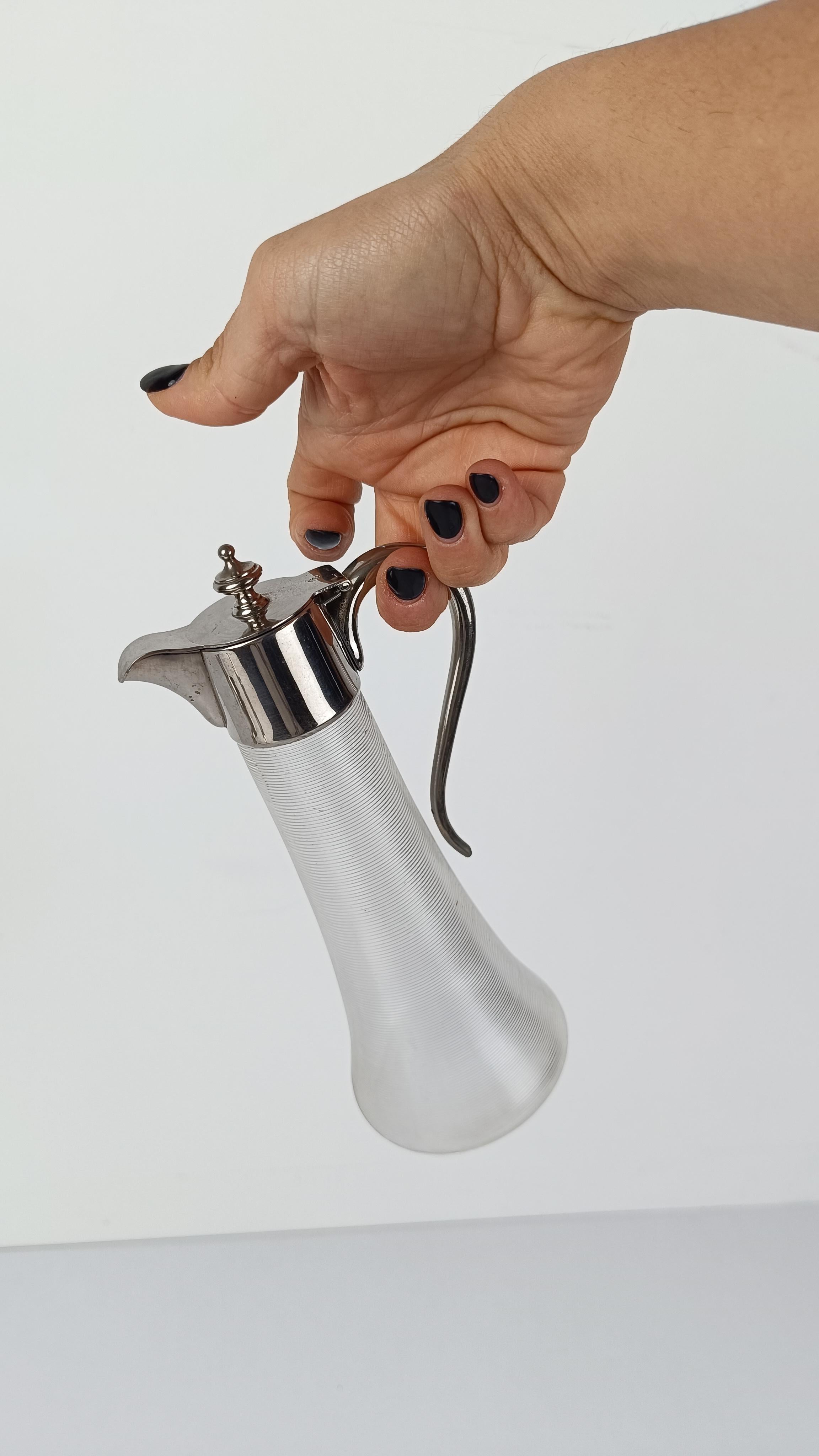 MAX DANNHORN Set de burettes / pichets à sirop avec plateau style Arts and Crafts en vente 3