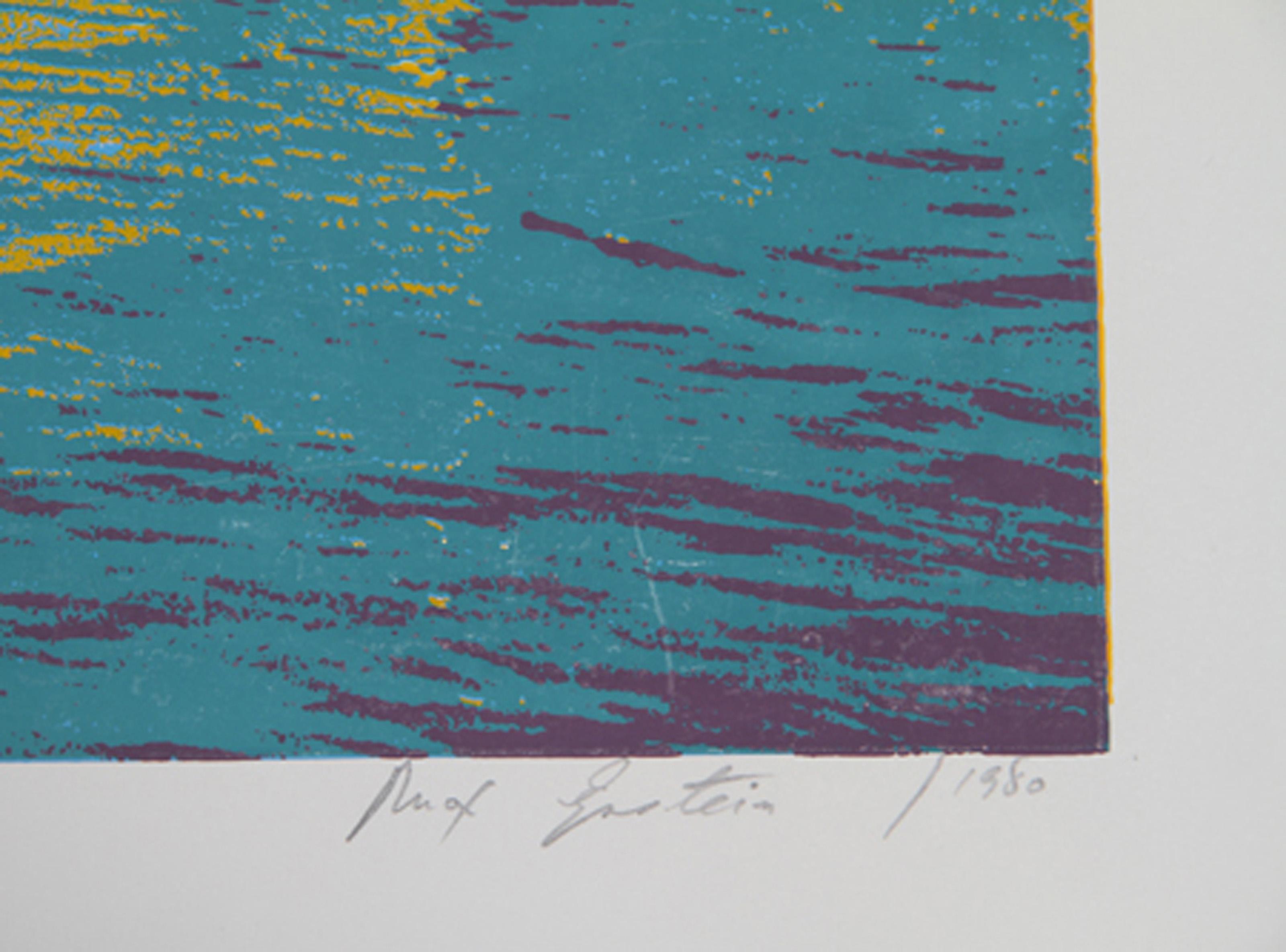 Anchored Flotilla Days Gone By, Psychedelic Screenprint by Max Epstein For Sale 1