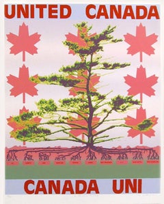 Tribute Canadian, sérigraphie psychédélique de Max Epstein