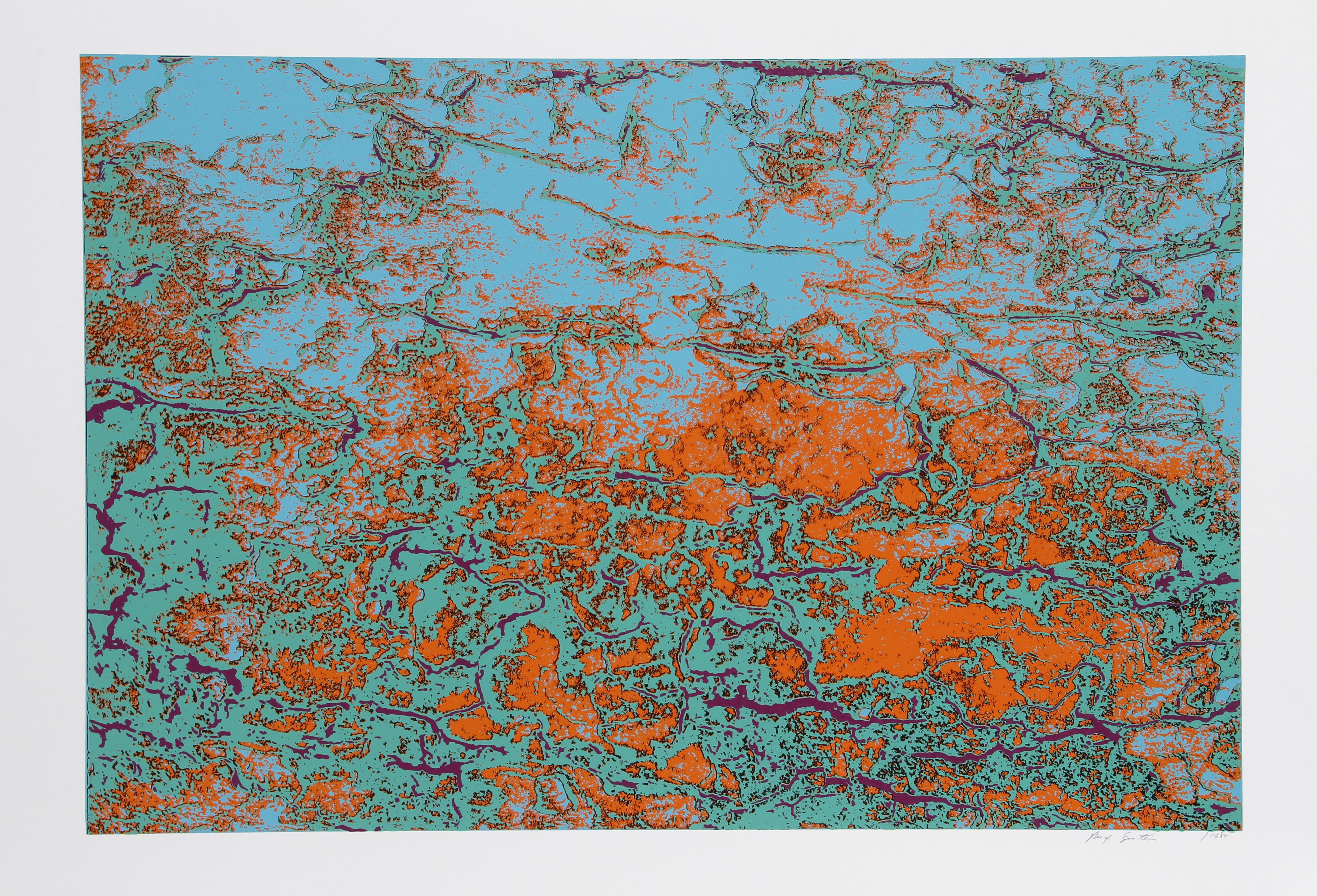 Korallenstein
Max Epstein, Kanadier (1932-2002)
Datum: 1980
Siebdruck, mit Bleistift signiert
Auflage von 99, AP
Bildgröße: 19 x 28 Zoll
Größe: 23 Zoll x 35 Zoll (58,42 cm x 88,9 cm)