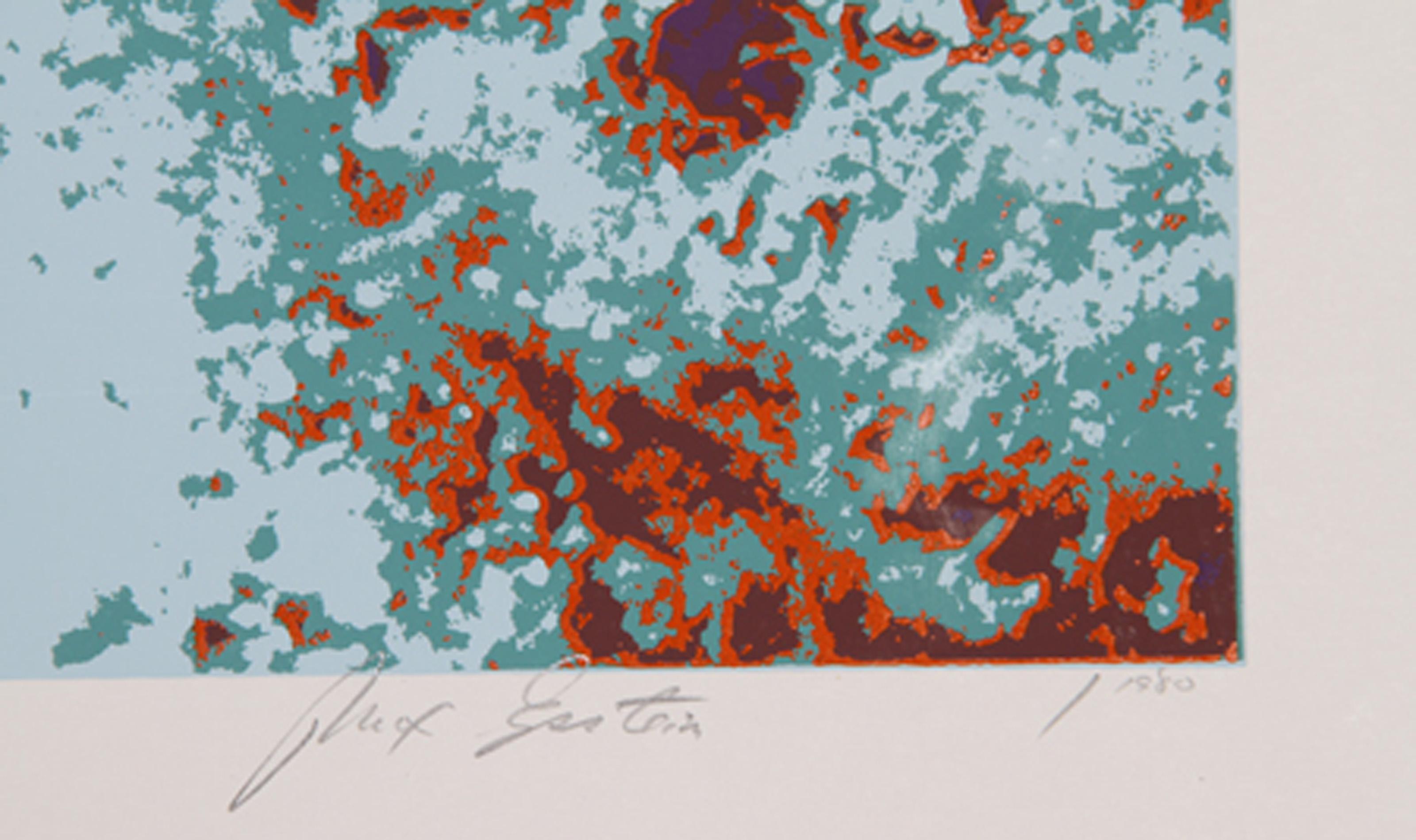 Days Gone By, Psychedelic Screenprint by Max Epstein For Sale 1