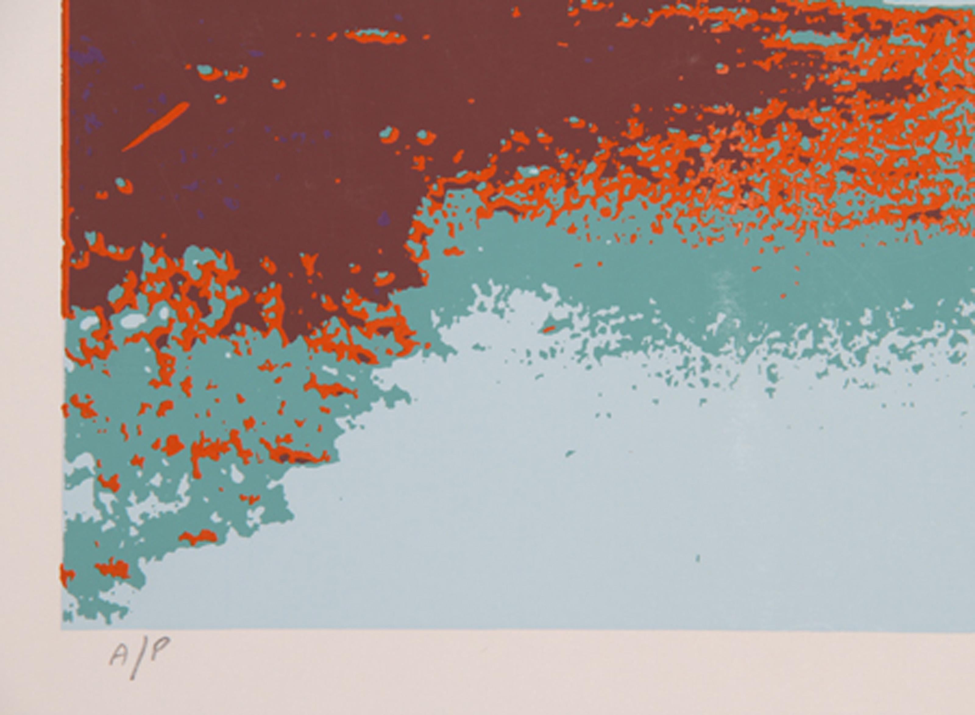 Days Gone By, Psychedelic Screenprint by Max Epstein For Sale 2