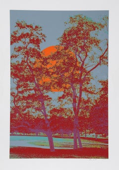 « Growing Tall », sérigraphie psychédélique de style Pop Art par Max Epstein