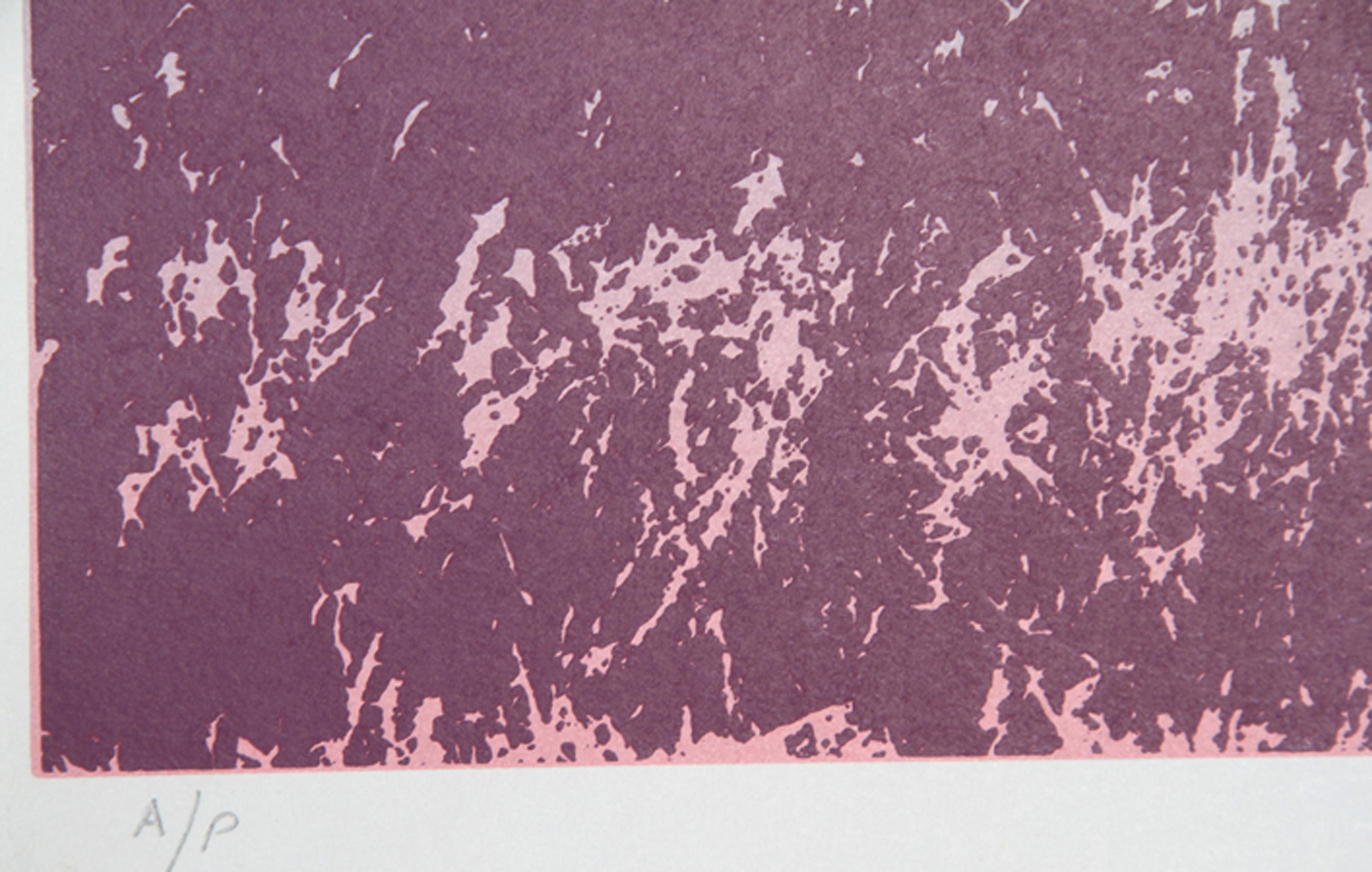 Misty, Psychedelic Screenprint by Max Epstein For Sale 1