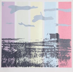 La vieille ferme de MacDonald's, sérigraphie psychédélique de Max Epstein