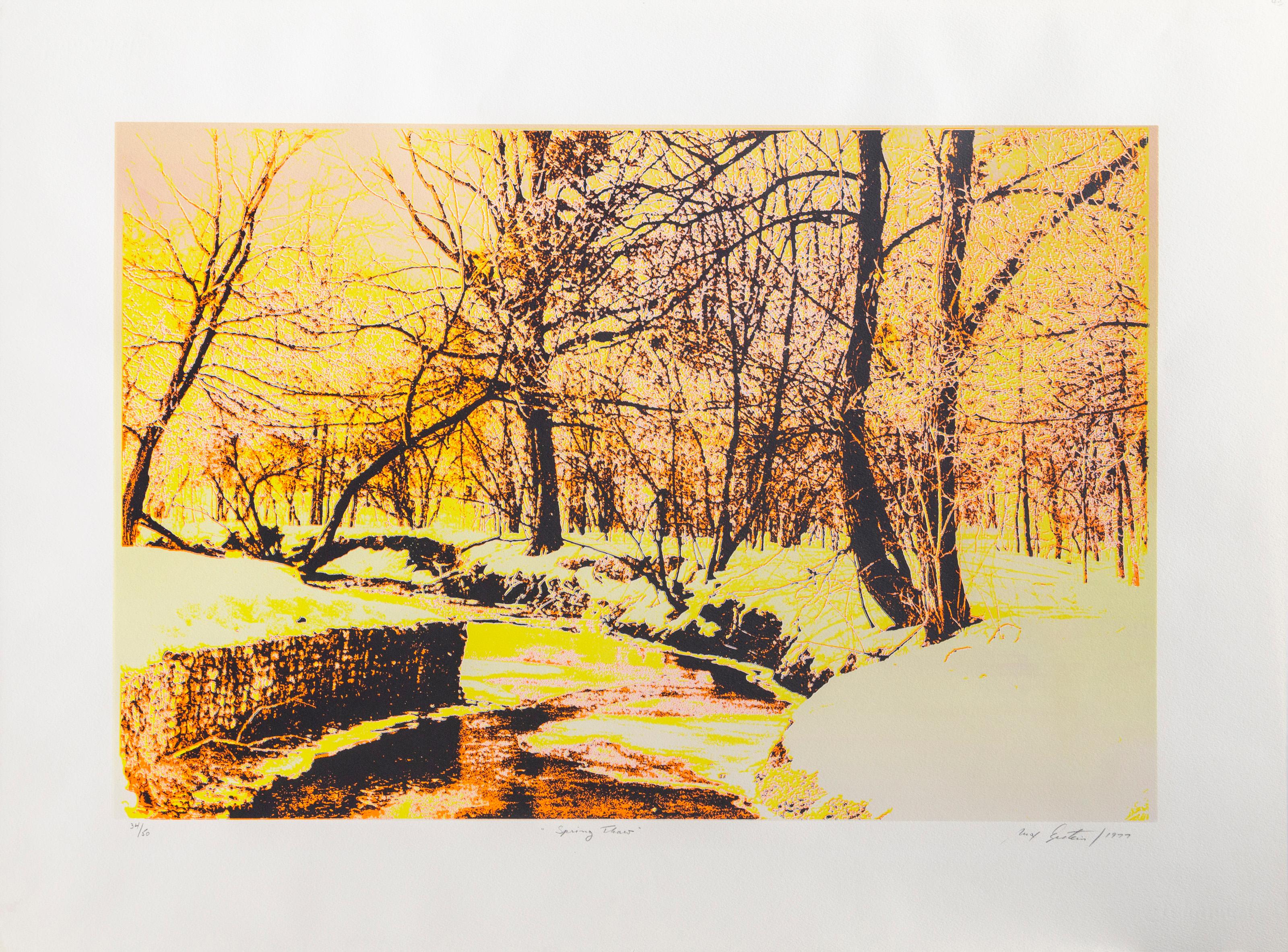 Spring Thaw, Pop Art Lithograph by Max Epstein