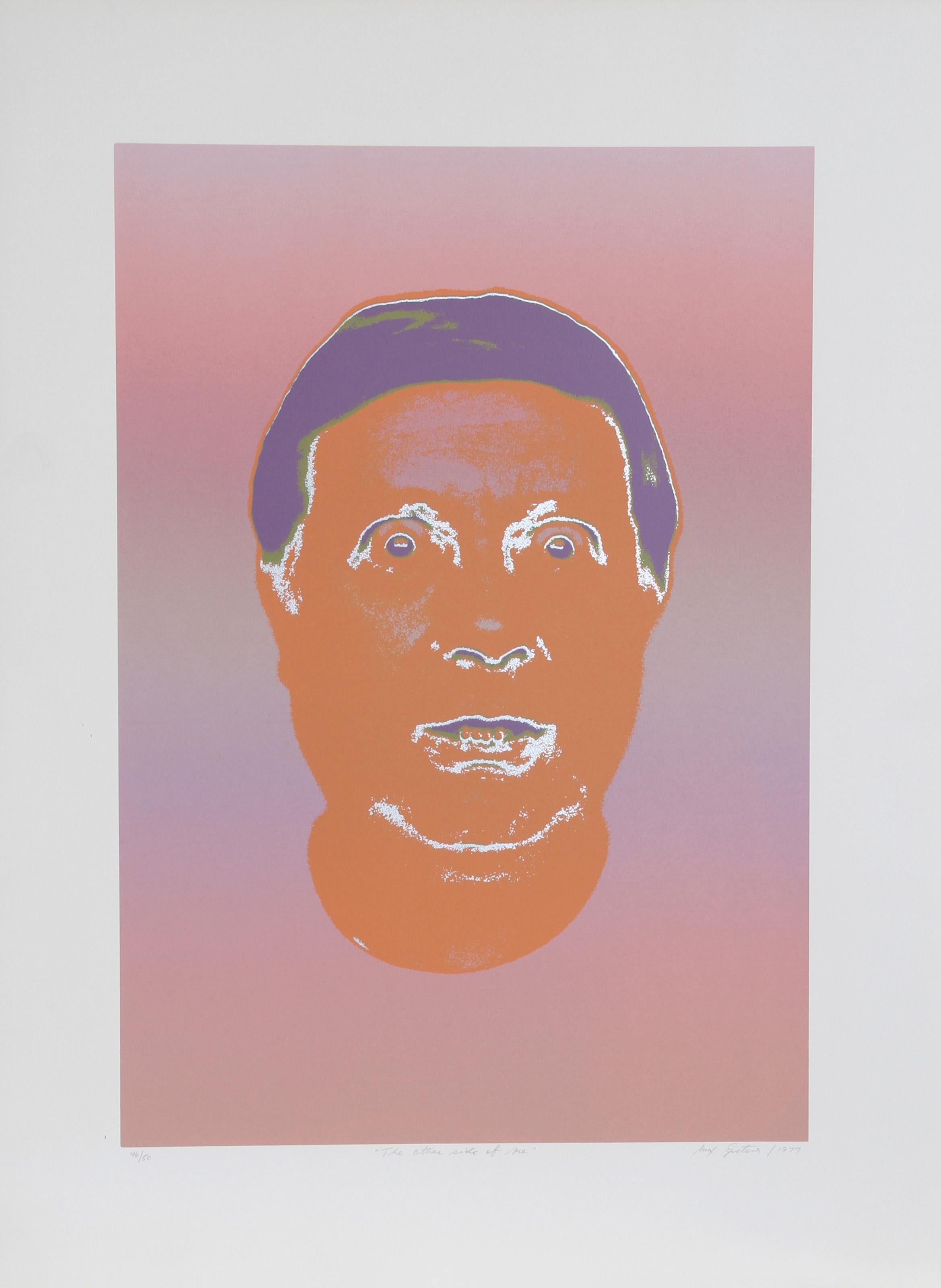 The Other Side of Me, Psychedelic Screenprint by Max Epstein