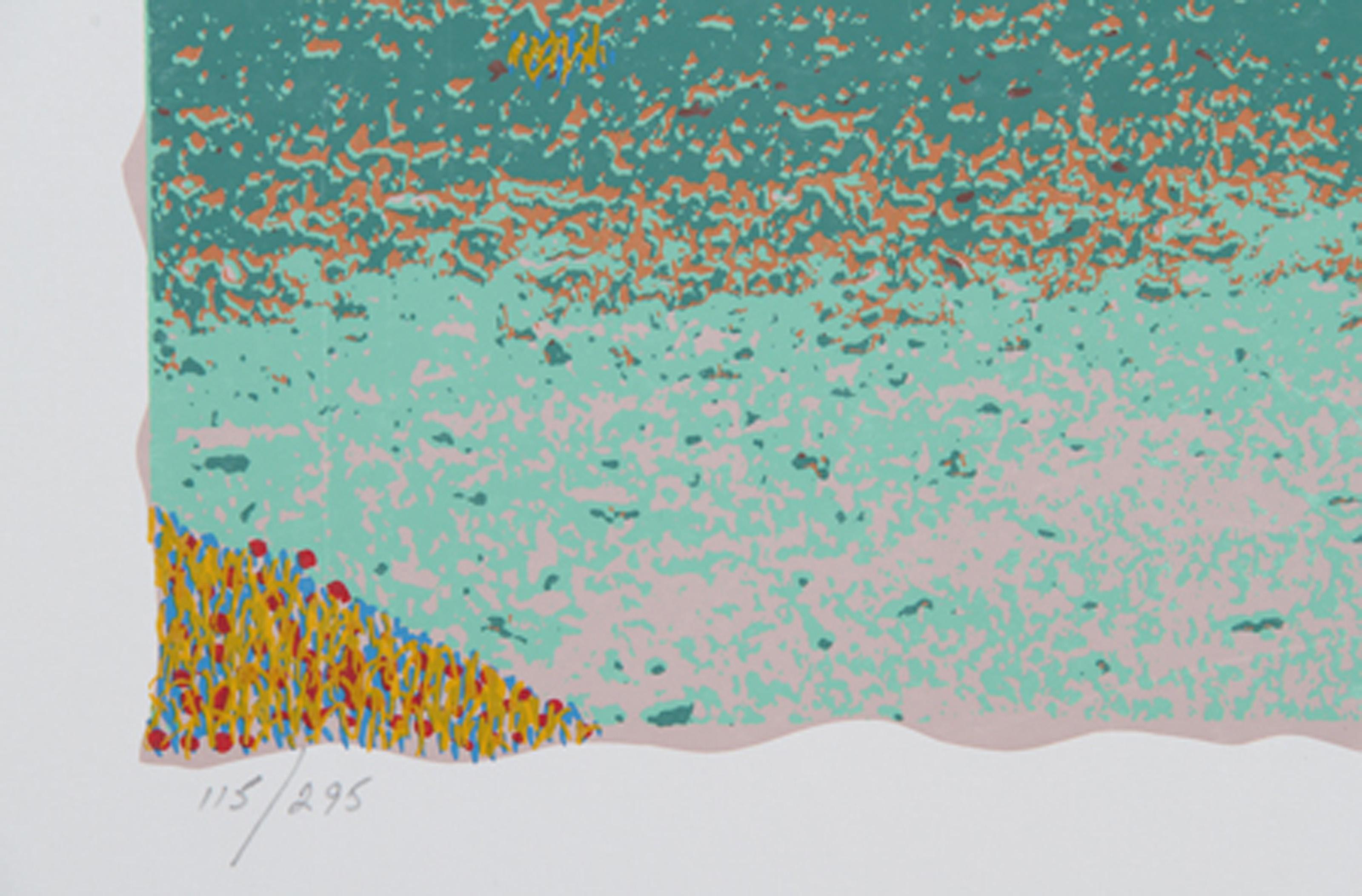 Tranquilidad, serigrafía psicodélica de Max Epstein en venta 1