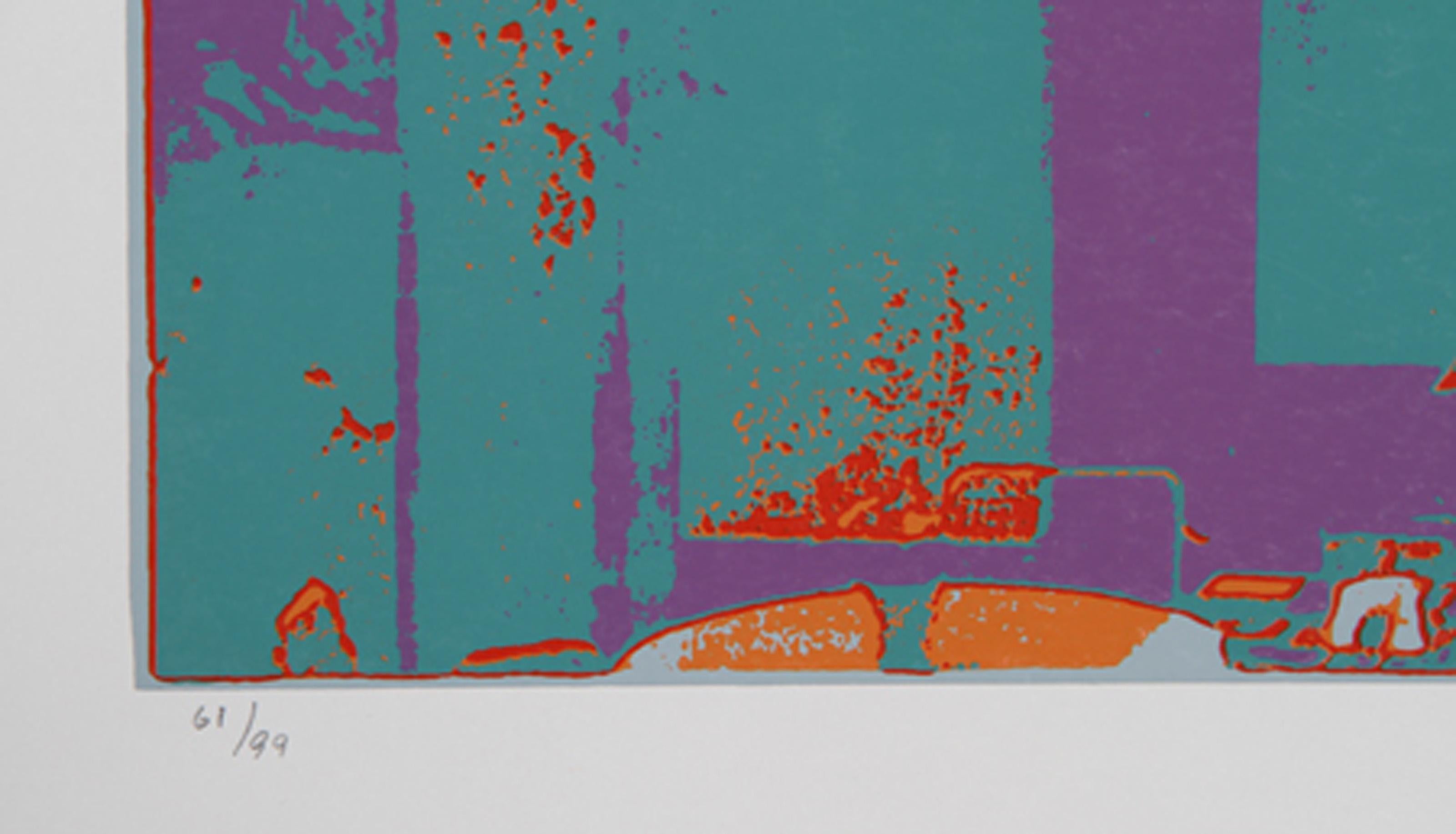 Whitney, Psychedelic Screenprint by Max Epstein For Sale 1